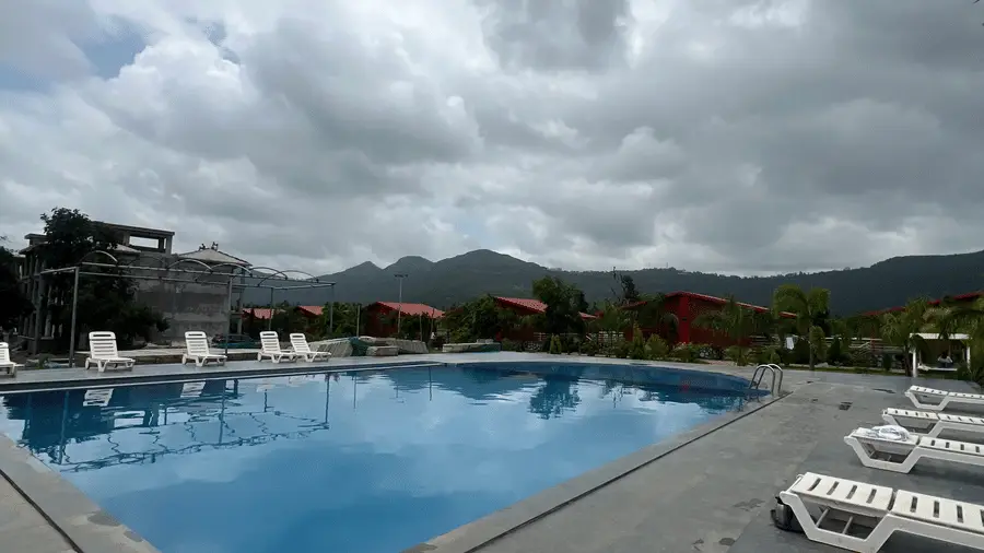 Beautiful swimming pool area