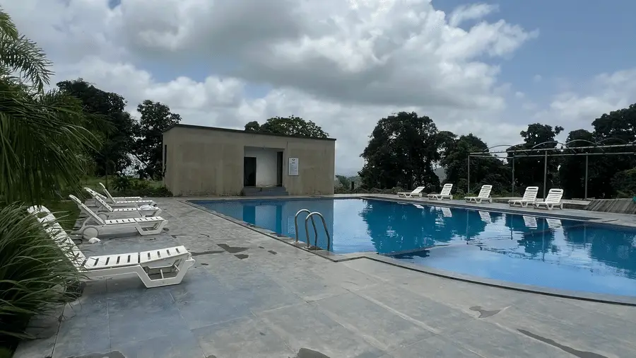 Swimming pool deck chairs