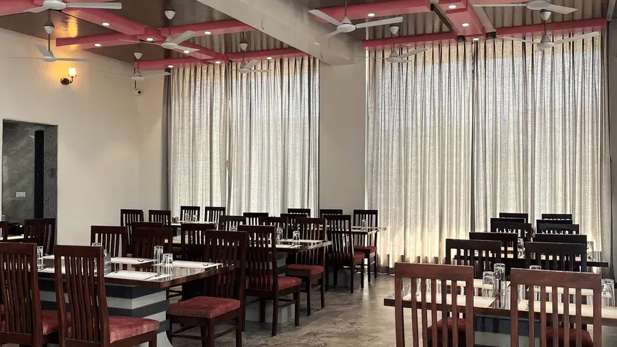 Restaurant tables view