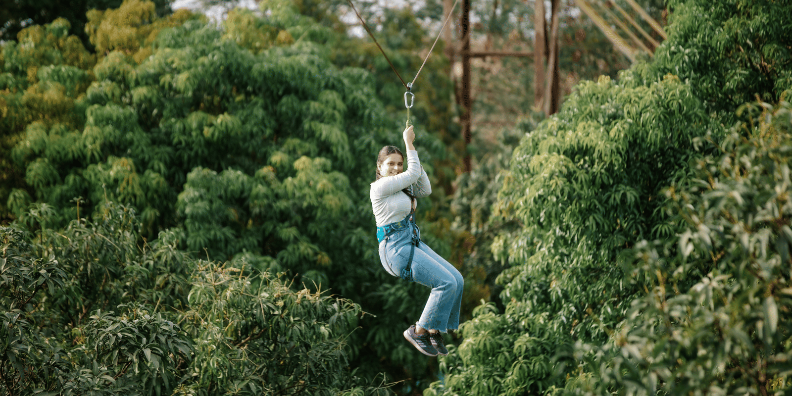 Ziplining
