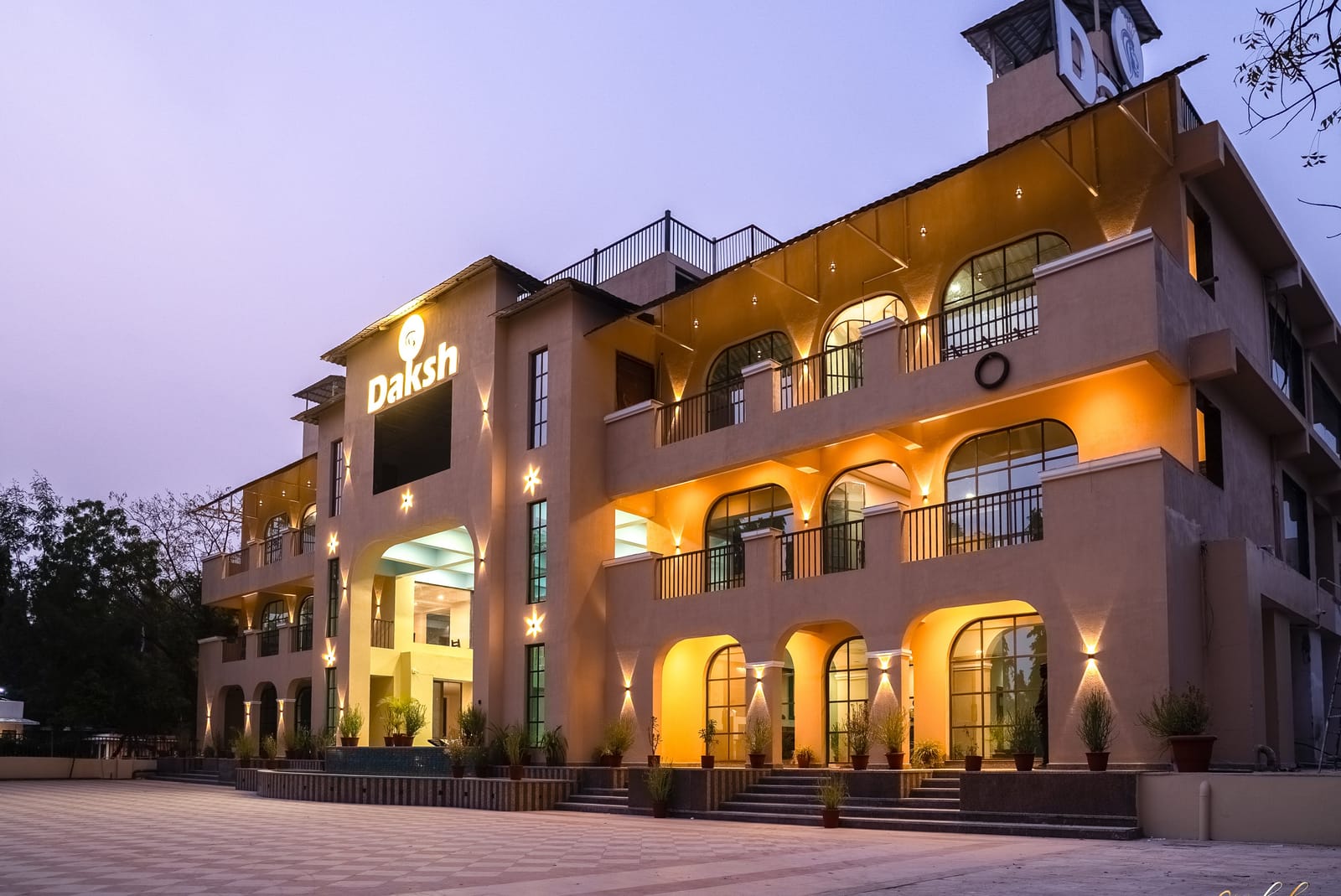 Hotel at Dusk